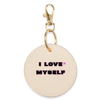 L’amour de soi, je m’aime moi-même - Porte-clés rond - huître - Devant