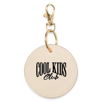 Cool kids club - Runder Schlüsselanhänger - Auster - Vorne