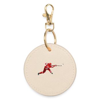 hockey - Porte-clés rond - huître - Devant