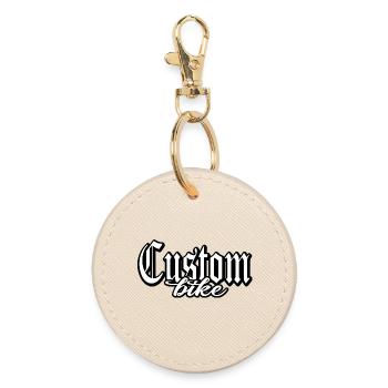 custom bike biker tour rock bobber tuner tuning - Porte-clés rond - huître - Devant