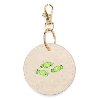 Candy candies Halloween green - Round Keyring - oyster - Front