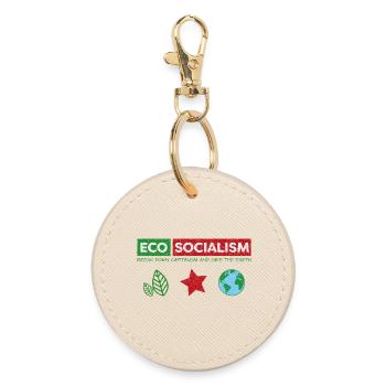 Eco Socialismo - Porte-clés rond - huître - Devant