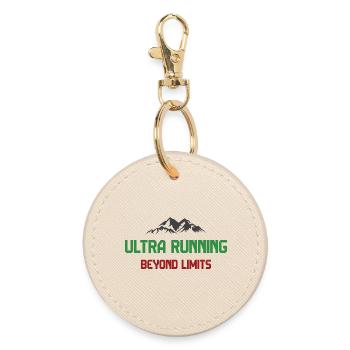 Ultra Running - Au-delà des limites - Porte-clés rond - huître - Devant
