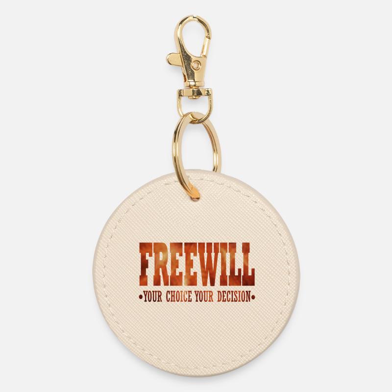 FreeWill - Round Keyring - oyster