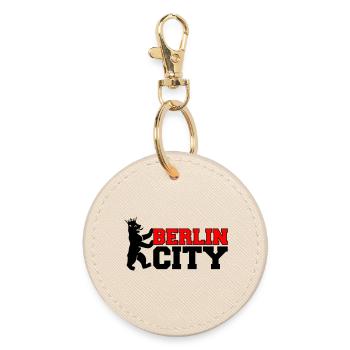 berlin_city_2 - Round Keyring - oyster - Front