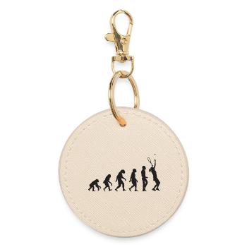 Évolution du tennis - Porte-clés rond - huître - Devant