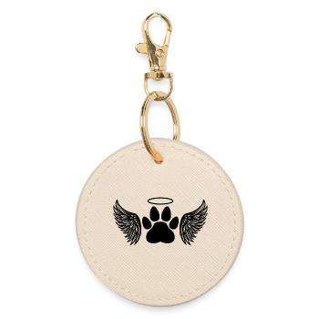 Mémorial des animaux de compagnie - Porte-clés rond - huître - Devant