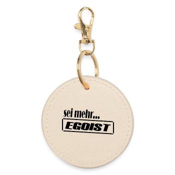 Égoïste / Regard clair - Porte-clés rond - huître - Devant