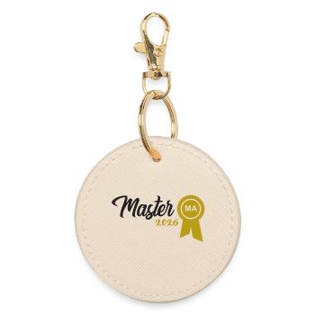 Master 2026 Diplôme - Porte-clés rond - huître - Devant