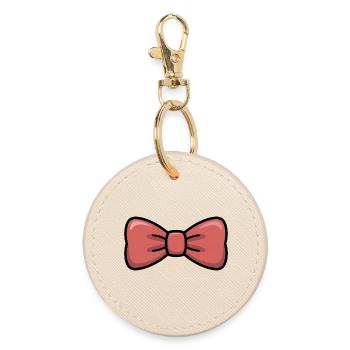 Fly comic - Round Keyring - oyster - Front