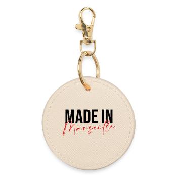 Made in Marseille - Round Keyring - oyster - Front