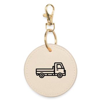 camion - Porte-clés rond - huître - Devant