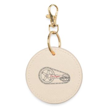 vélo One Engine - Cadeau pour Cyclistes - Porte-clés rond - huître - Devant