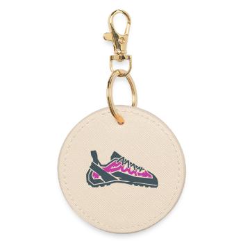Kletterschuh Bouldern Vektor - Runder Schlüsselanhänger - Auster - Vorne