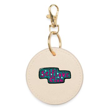 Selflove Club - Round Keyring - oyster - Front