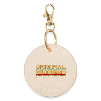 Original Since 70s Retro Edition - Round Keyring - oyster - Front