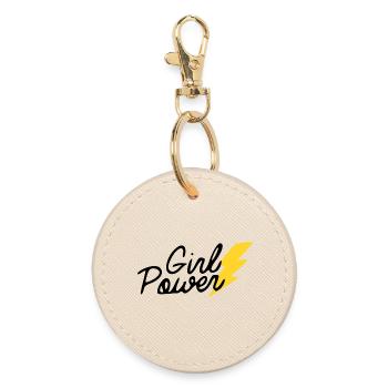 Pouvoir femme - Porte-clés rond - huître - Devant