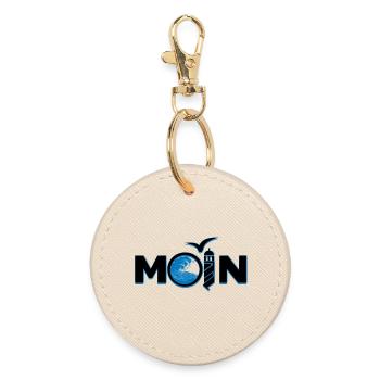 Moin North German - Round Keyring - oyster - Front