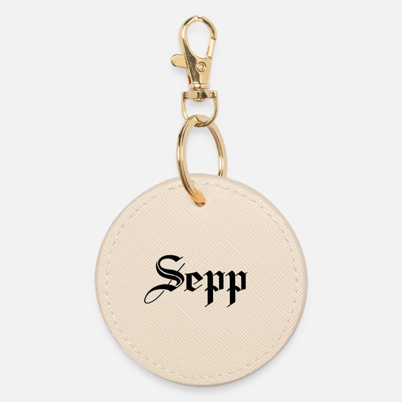 Sepp - Runder Schlüsselanhänger - Auster