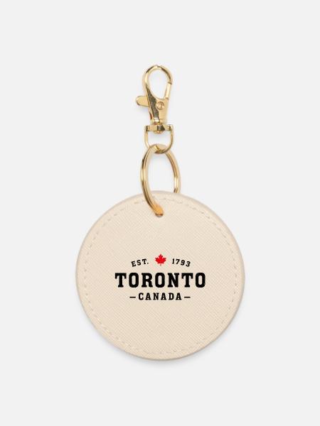 Toronto Canada - Runder Schlüsselanhänger - Auster