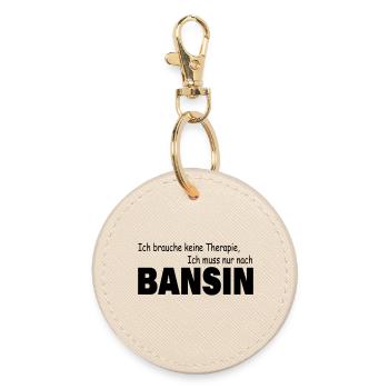 Therapy Bansin - Round Keyring - oyster - Front