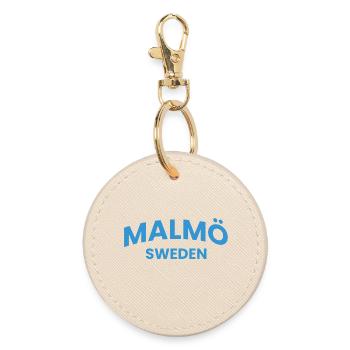 Malmö - Runder Schlüsselanhänger - Auster - Vorne