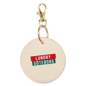 Lund gegen Göteborg Banner - Runder Schlüsselanhänger - Auster - Vorne