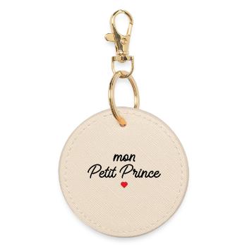 Mon Petit Prince Cœur Rouge - Round Keyring - oyster - Front