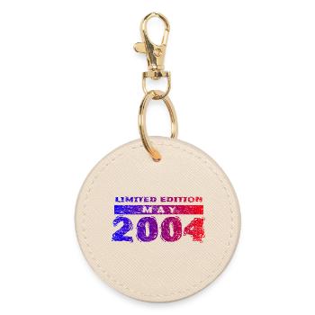 22. Geburtstag Limited Edition 05/2004 - Runder Schlüsselanhänger - Auster - Vorne