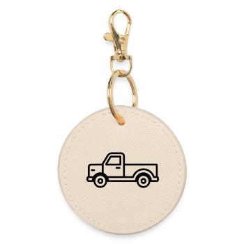 camion - Porte-clés rond - huître - Devant