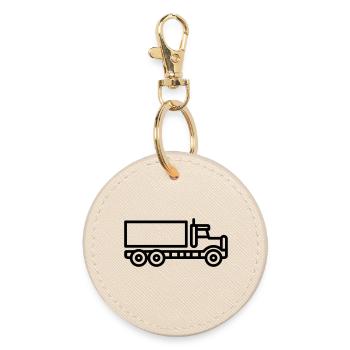 camion - Porte-clés rond - huître - Devant
