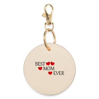 Muttertags Geschenk Mutter Muttertag Geschenkidee - Runder Schlüsselanhänger - Auster - Vorne