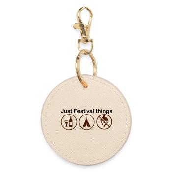 Festival Season - Runder Schlüsselanhänger - Auster - Vorne