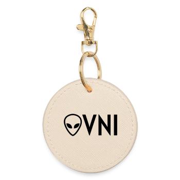 Ovni Ufo Extraterrestre Espace Geek Planète - Porte-clés rond - huître - Devant