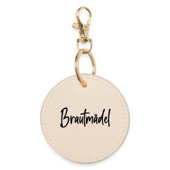 Brautmädel Junggesellinnenabschied Braut Feier - Runder Schlüsselanhänger - Auster - Vorne
