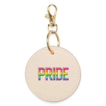 Pride Month LGBT - Pride! - Runder Schlüsselanhänger - Auster - Vorne