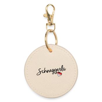 Schneggerla - Runder Schlüsselanhänger - Auster - Vorne