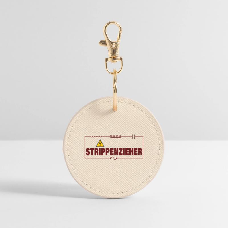 STRING-PULLER Round Keyring