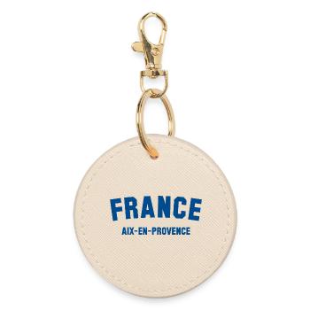 AIX-EN-PROVENCE FRANCE - Runder Schlüsselanhänger - Auster - Vorne
