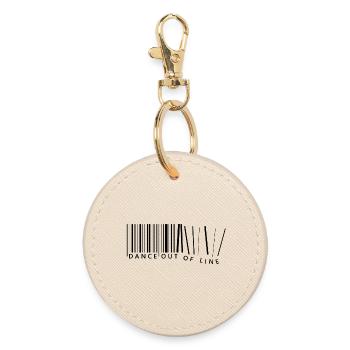 dance out of the line - Round Keyring - oyster - Front