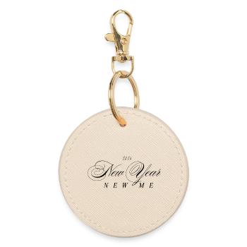 Nouvel An Nouveau moi - Porte-clés rond - huître - Devant