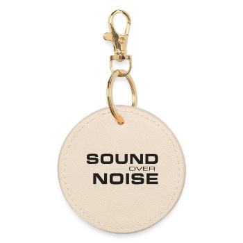 Sound Over Noise - Runder Schlüsselanhänger - Auster - Vorne