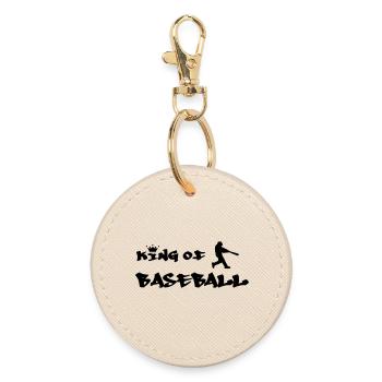 le roi du baseball - Porte-clés rond - huître - Devant