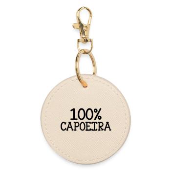 Capoeira - Combat - Danse - Porte-clés rond - huître - Devant