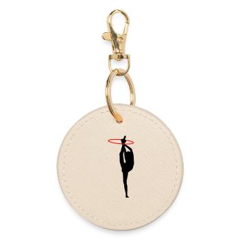 Gymnastique - Porte-clés rond - huître - Devant