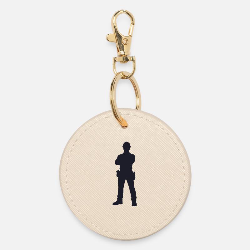 Bauheld Silhouette - Porte-clés rond - huître