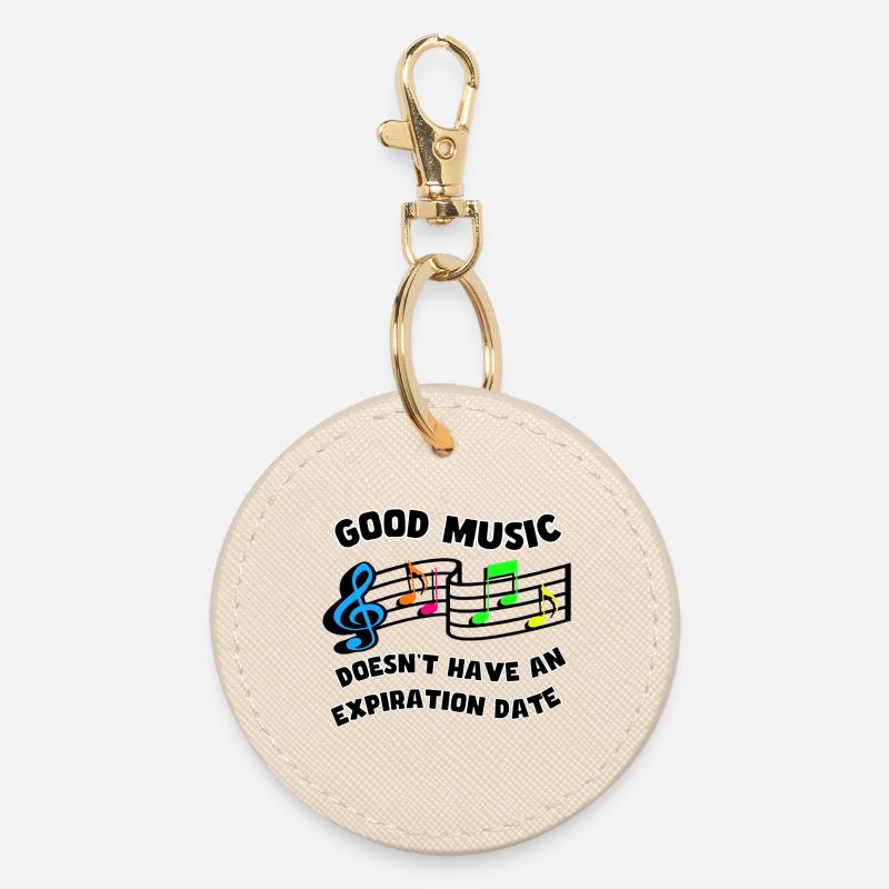 has no expiration date * - Round Keyring - oyster
