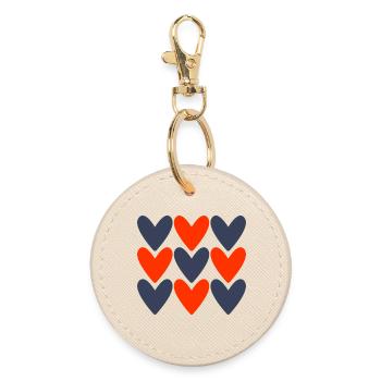 PAAR. ICH HABE GERADE GEHEIRATET. Junggesellinnenabschied. VALENTINSTAG. MARIES - Runder Schlüsselanhänger - Auster - Vorne