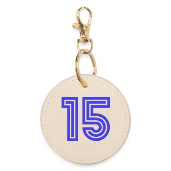 15. 15 ANS. 15e ANNIVERSAIRE. ANNIVERSAIRE 15 ANS. - Porte-clés rond - huître - Devant