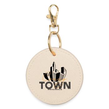 Crazy Town - Round Keyring - oyster - Front